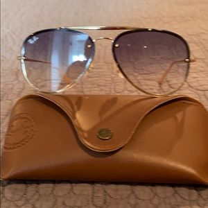 Authentic RayBan aviator style sunglasses
